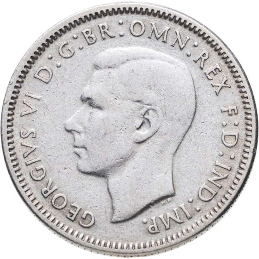 Австралия 1 шиллинг (shilling) 1946   Точка после "SHILLING" (МД Перта), реверс