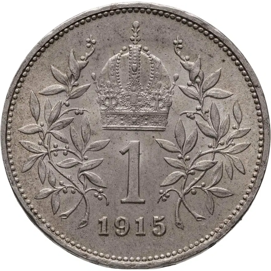 Австрия 1 крона (crown) 1915