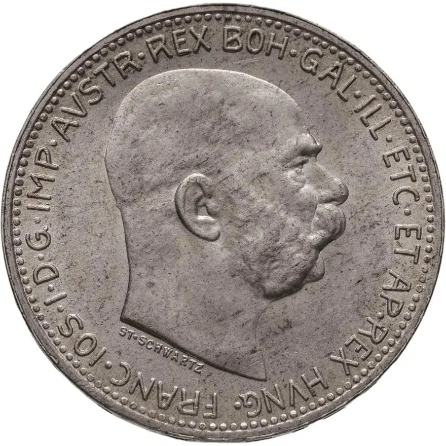 Австрия 1 крона (crown) 1915, реверс