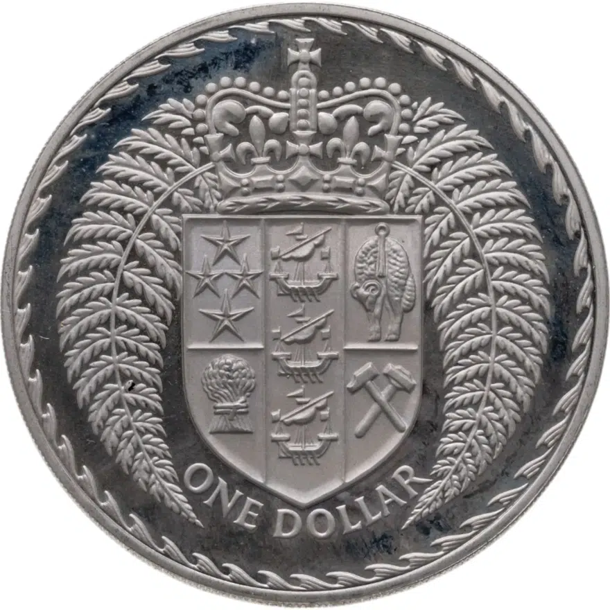 Новая Зеландия 1 доллар (dollar) 1975