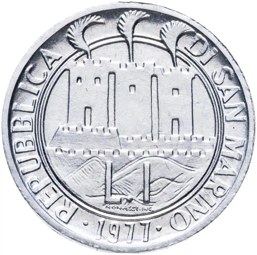 Сан-Марино 1 лира (lira) 1977  Экология - FAO (ФАО)