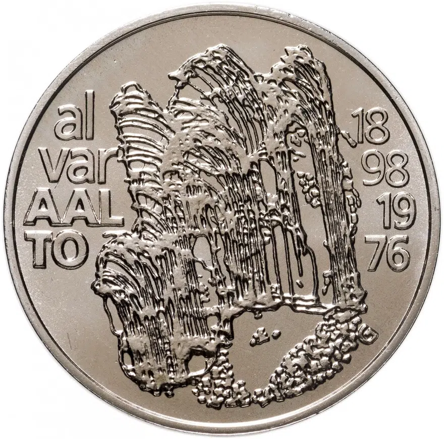 Финляндия 100 марок (markkaa) 1998  100 лет со дня рождения Алвара Аалто, аверс