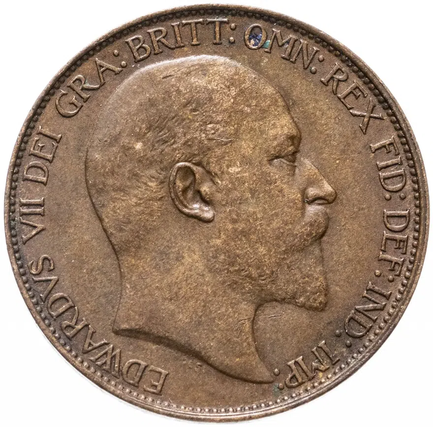 Великобритания  1/2 пенни 1904, реверс
