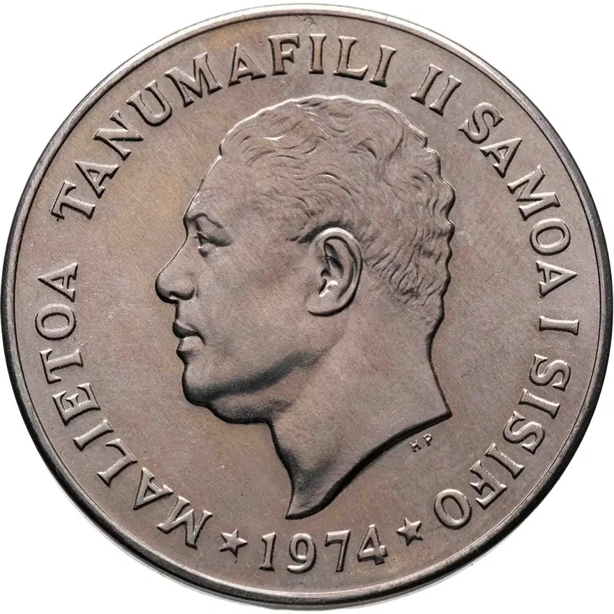 Самоа 1 тала (tala) 1974, реверс
