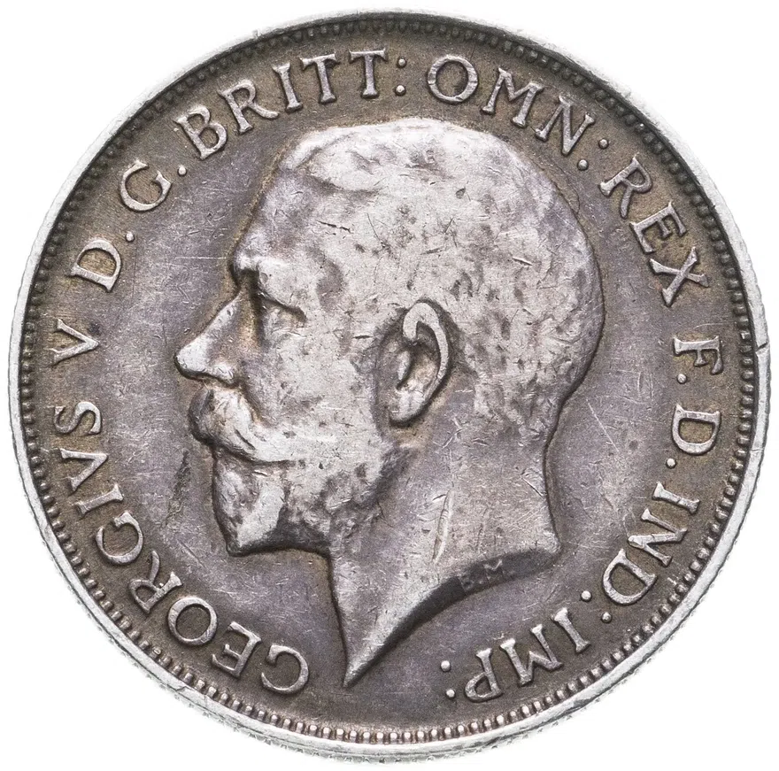 Великобритания 2 шиллинга (флорин, shillings) 1915, реверс
