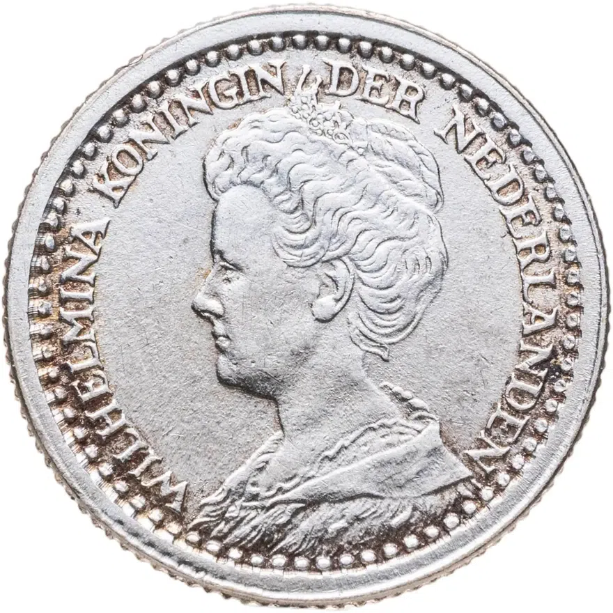 Нидерланды 10 центов (cents) 1919, реверс