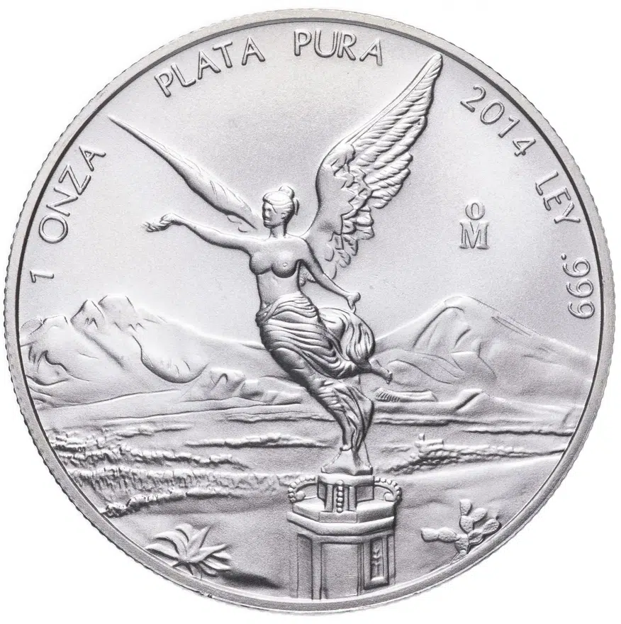 Мексика 1 унция (libertad) 2014 "Свобода", реверс