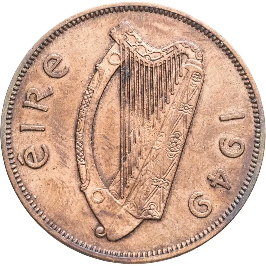 Ирландия 1 пенни (penny) 1949