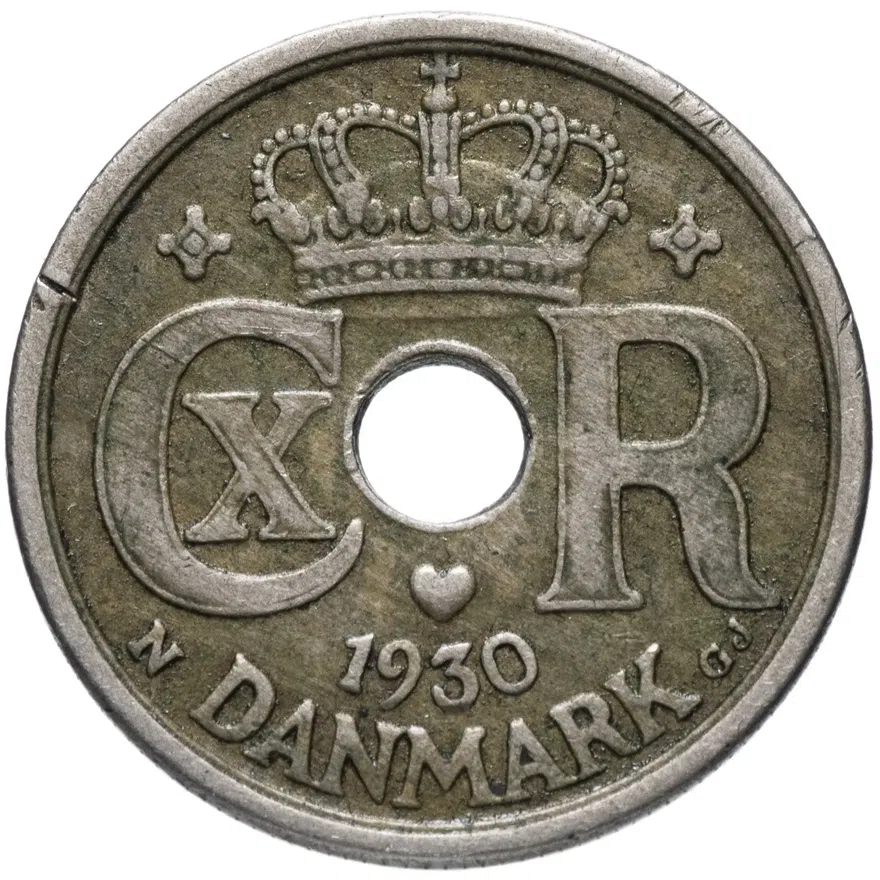 Дания 25 эре (ore) 1930