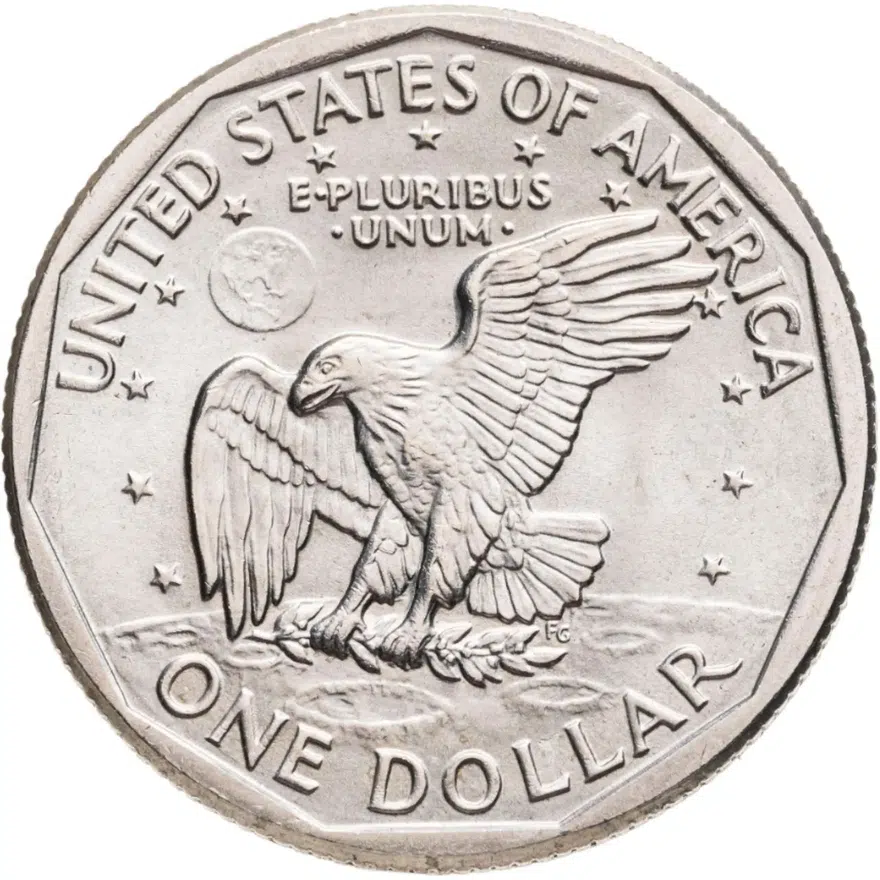 США 1 доллар (dollar) 1979 D доллар Сьюзен Энтони знак монетного двора "D" - Денвер, реверс