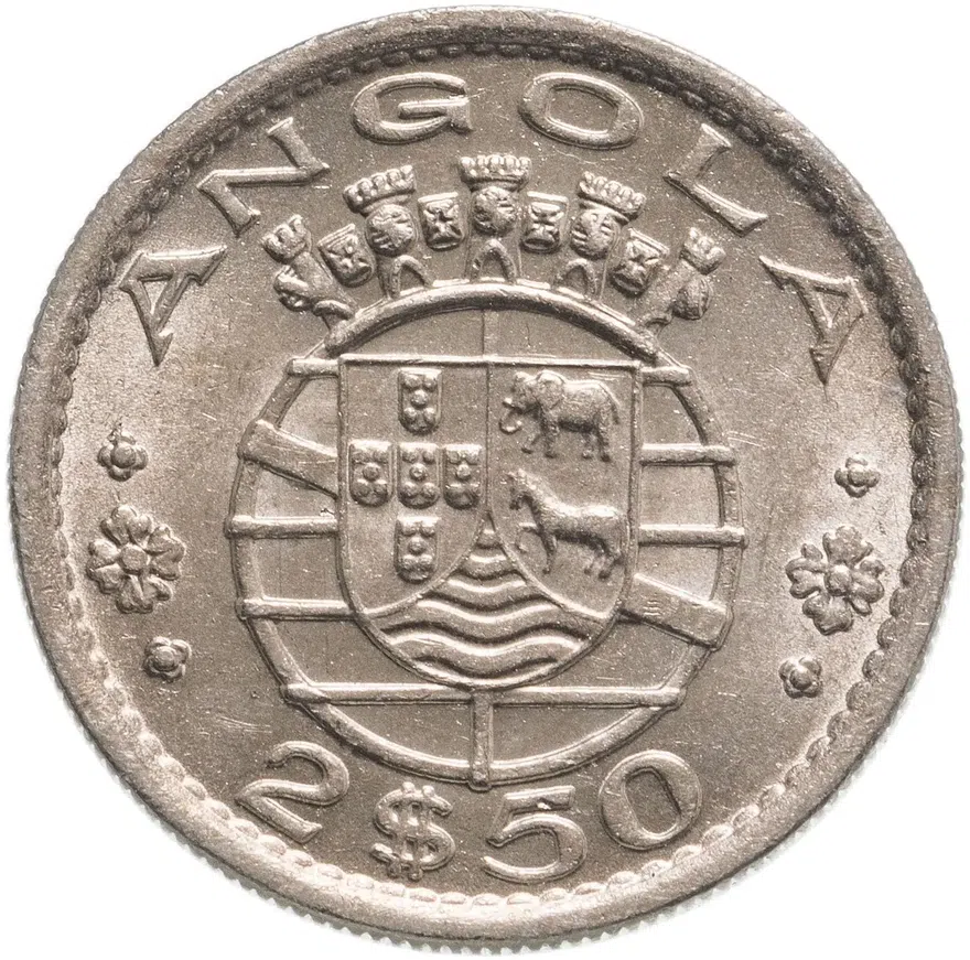 Ангола 2,5 эскудо (escudos) 1974
