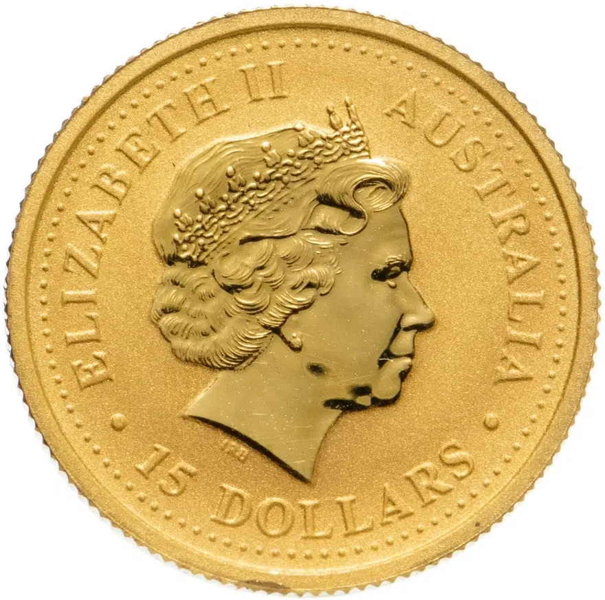 Австралия 15 долларов (dollars) 2007  Восточный календарь - Год Свиньи, реверс