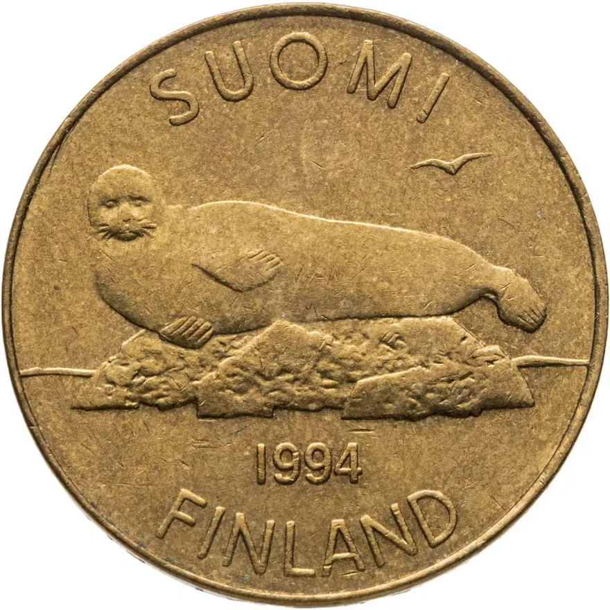 Финляндия 5 марок (markkaa) 1994