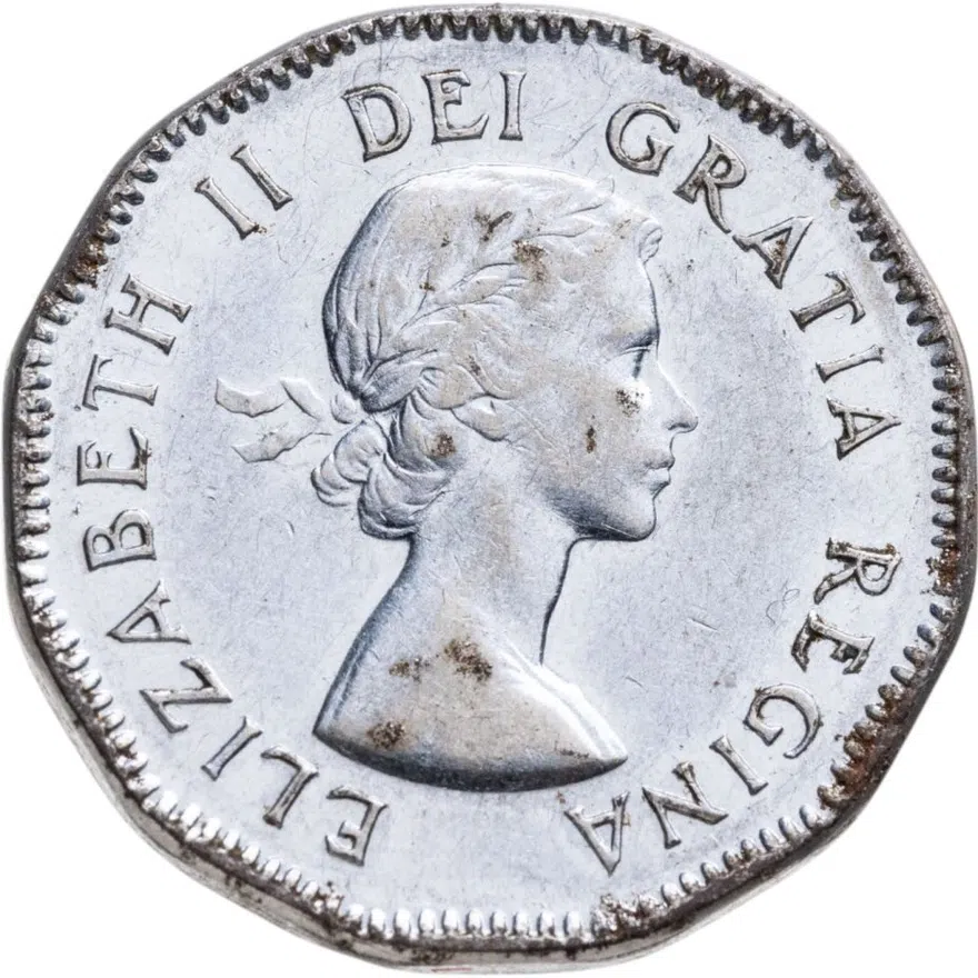 Канада 5 центов (cents) 1953, аверс