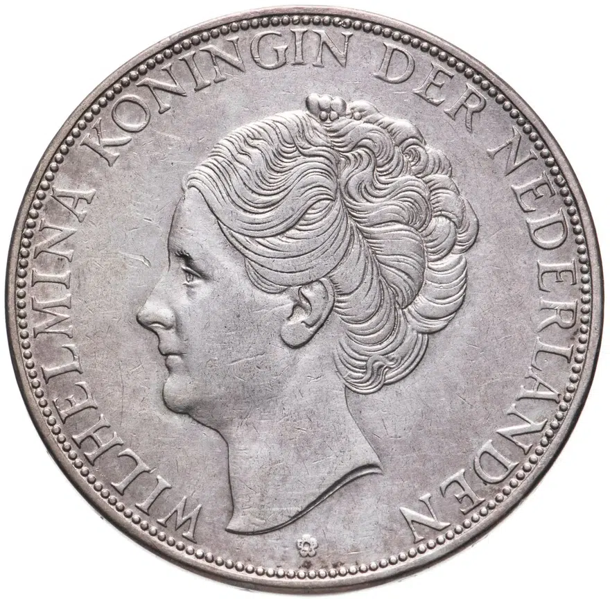 Нидерланды 2 1/2 гульдена (gulden) 1933