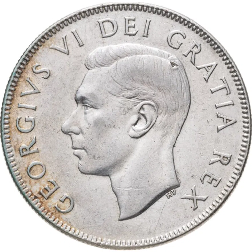 Канада 50 центов (cents) 1952, реверс