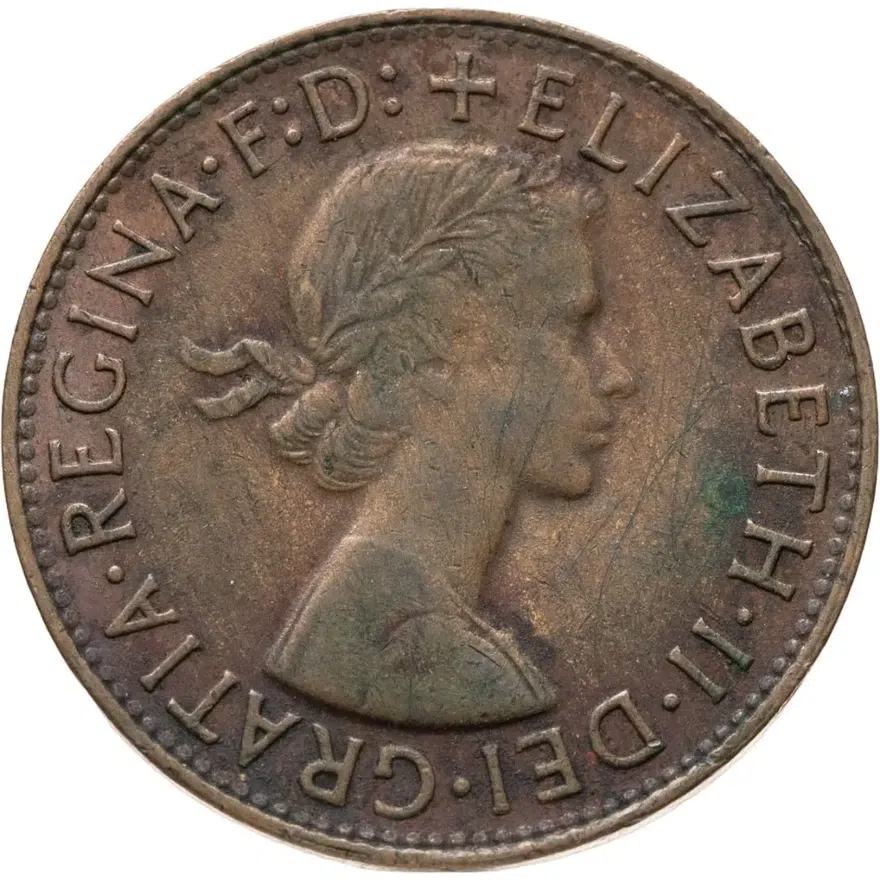 Австралия 1 пенни (penny) 1960, реверс