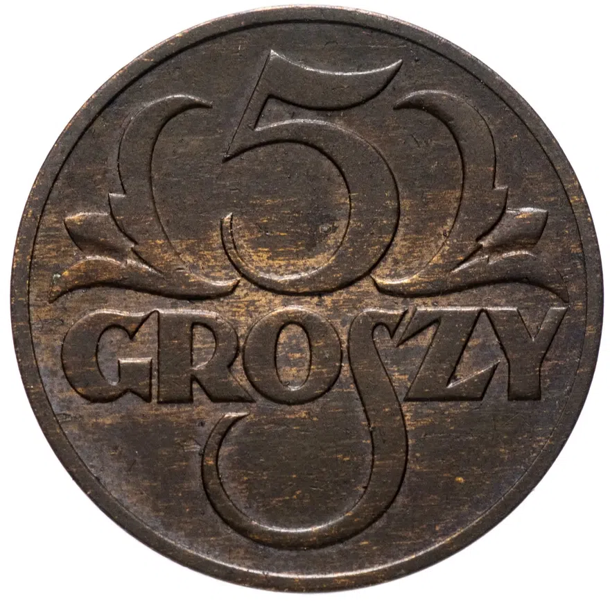 Польша 5 грошей (groszy) 1936