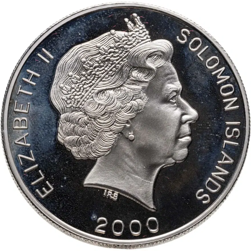 Соломоновы острова 1 доллар (dollar) 2000 XXVII Летние Олимпийские игры, Сидней 2000 - Плавание, реверс