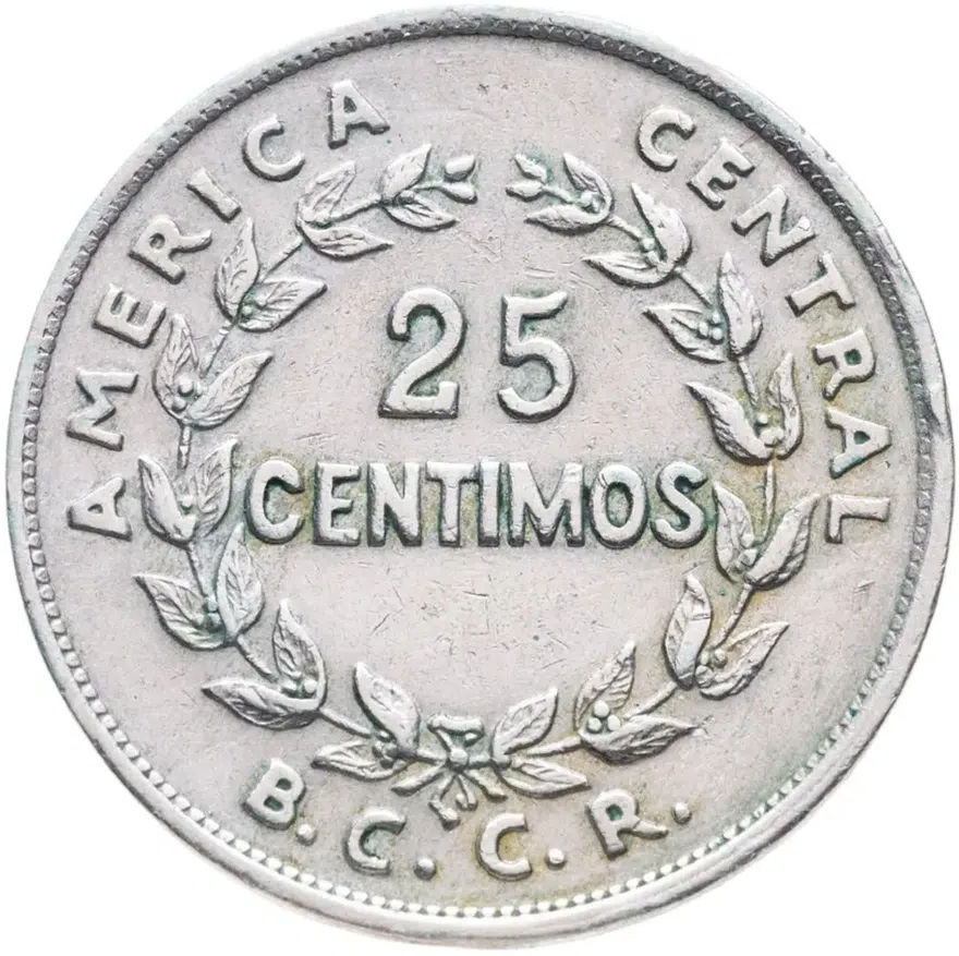 Коста-Рика 25 сентимо (centimos) 1969