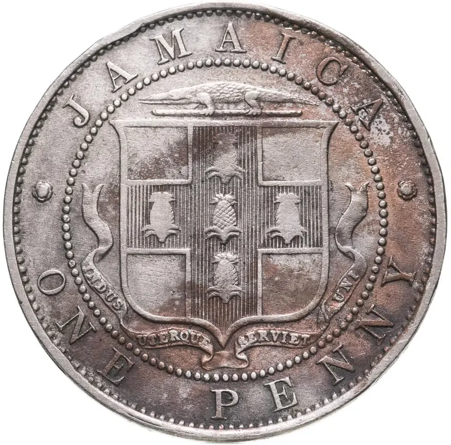 Ямайка 1 пенни 1926, реверс