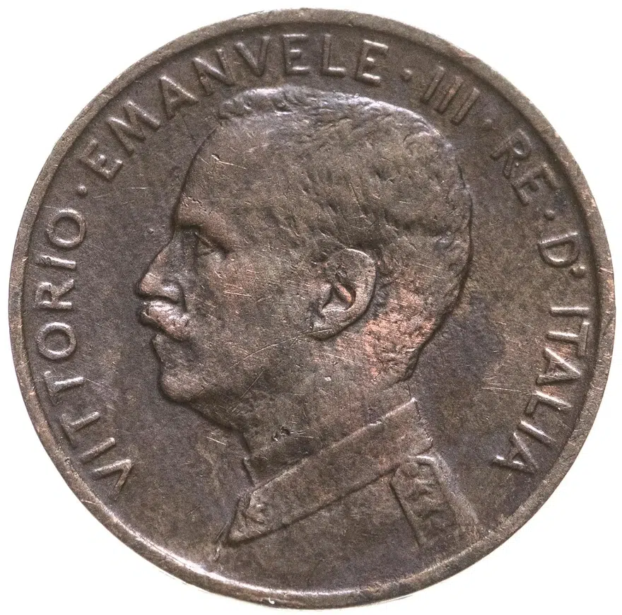 Италия 1 чентезимо (centesimo) 1916, реверс