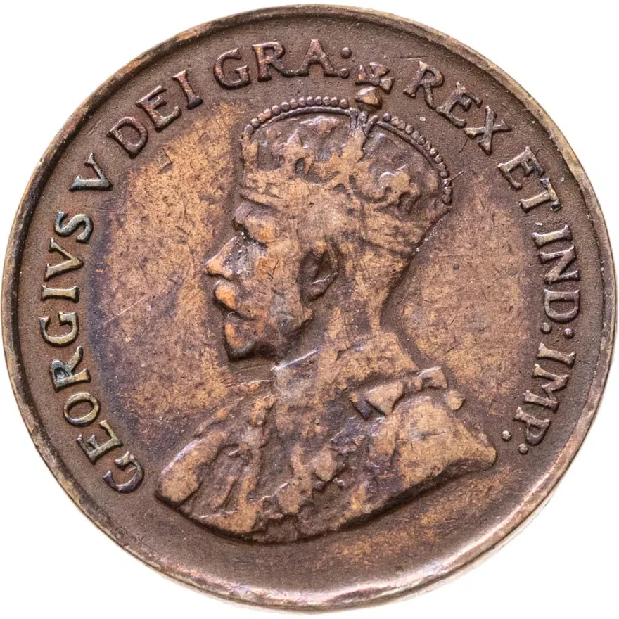 Канада 1 цент (cent) 1927, реверс