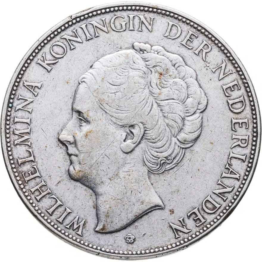 Нидерланды 2 1/2 гульдена (gulden) 1932