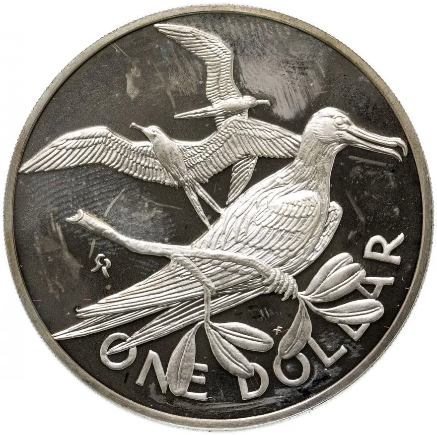 Британские Виргинские острова 1 доллар (dollar) 1974