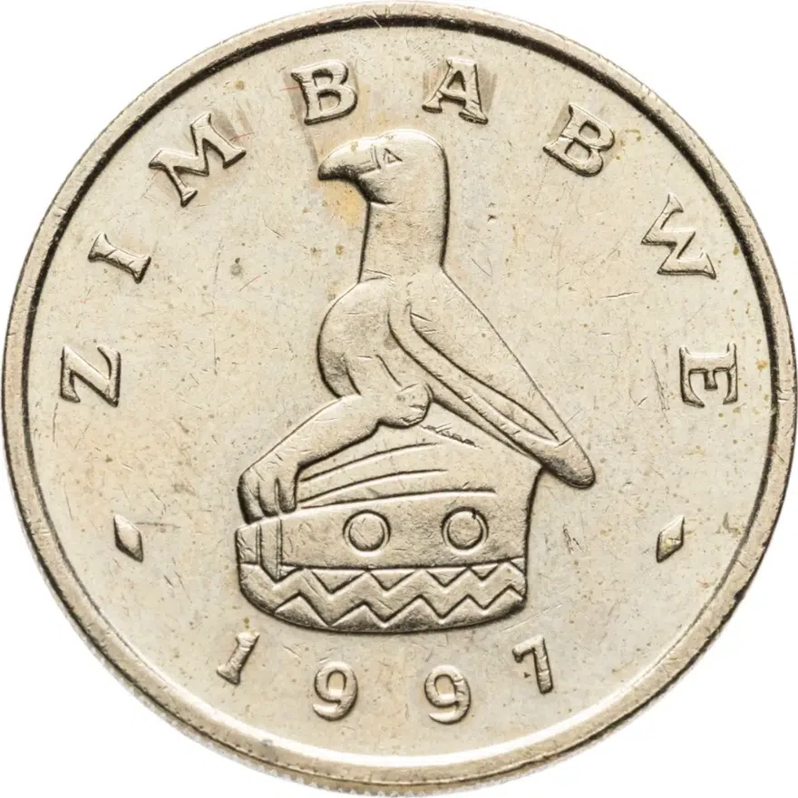 Зимбабве 2 доллара (dollars) 1997