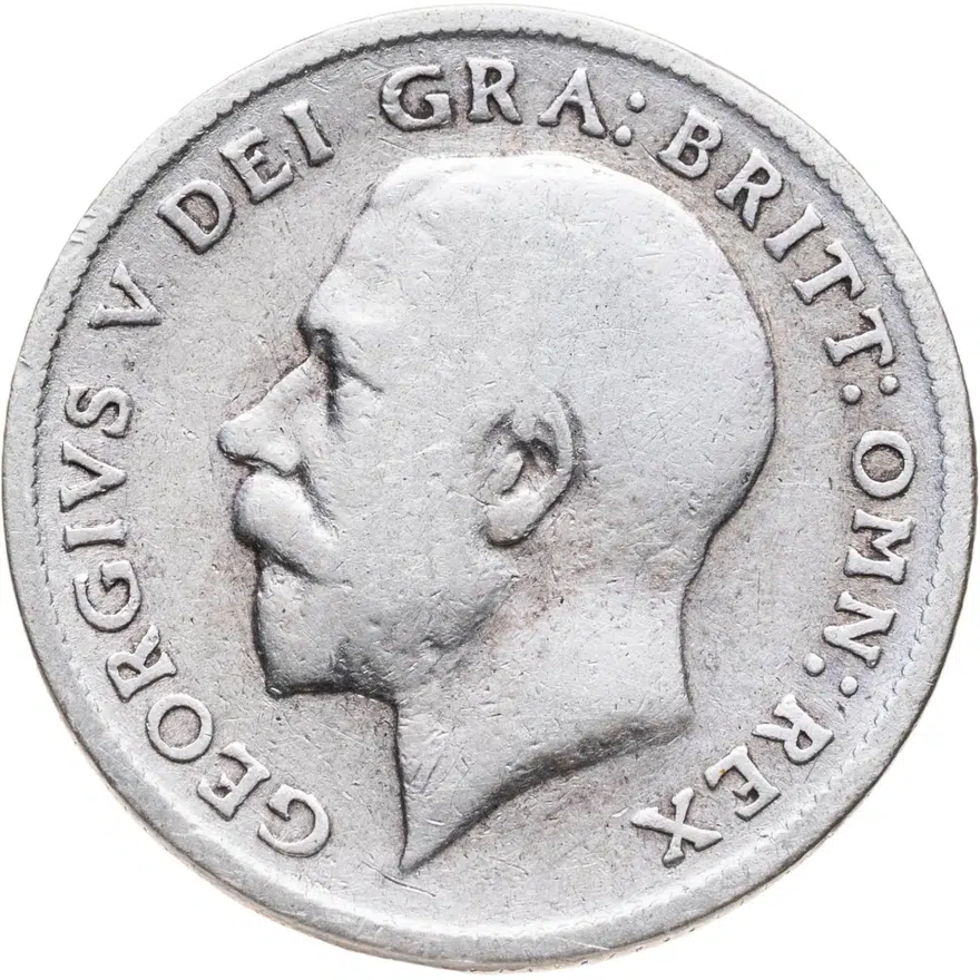 Великобритания 6 пенсов (pence) 1911, реверс