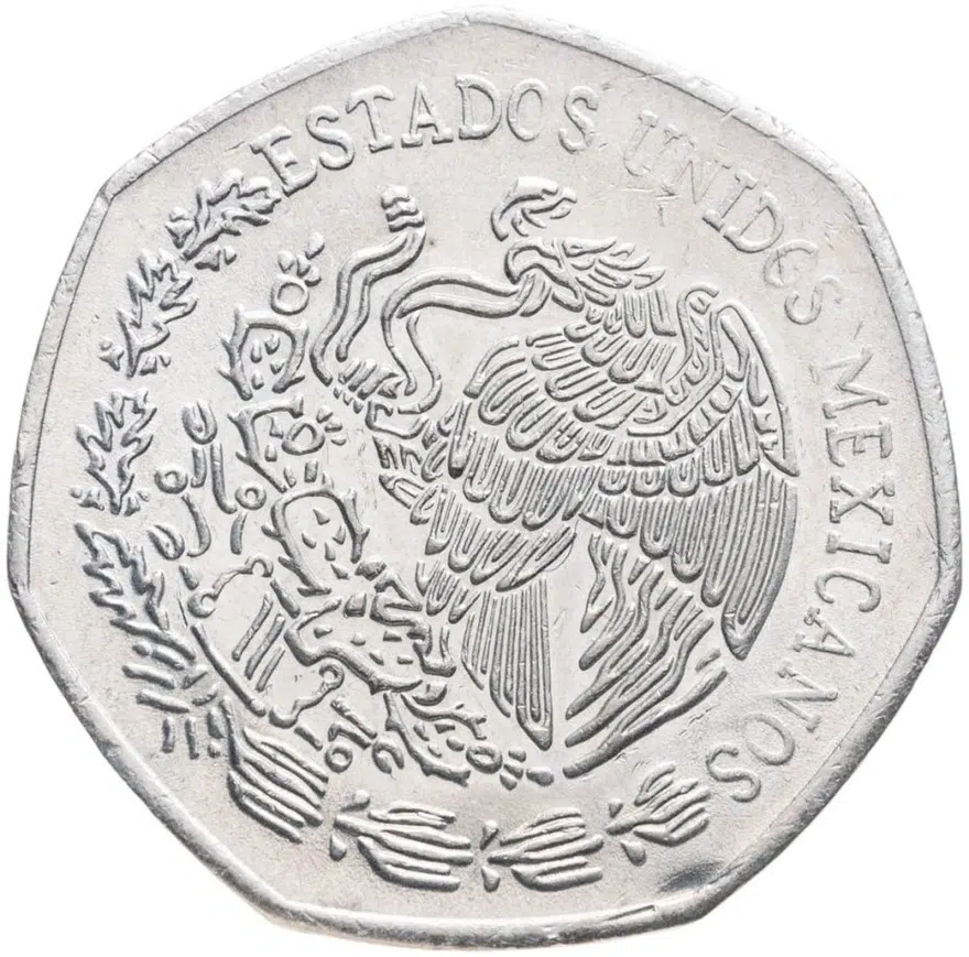 Мексика 10 песо (pesos) 1980, реверс