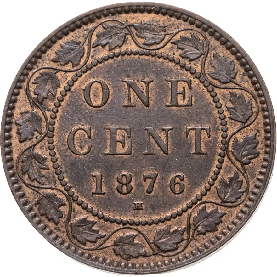 Канада 1 цент (cent) 1876, реверс