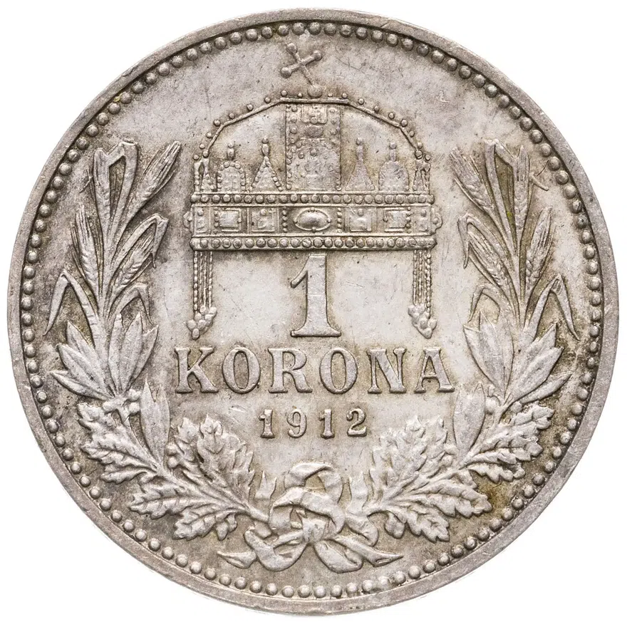 Венгрия 1 крона (crown) 1912, реверс
