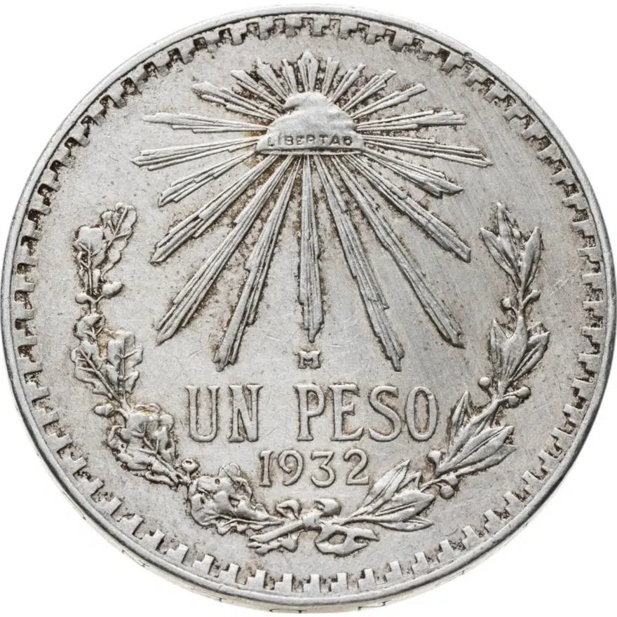 Мексика 1 песо (peso) 1932