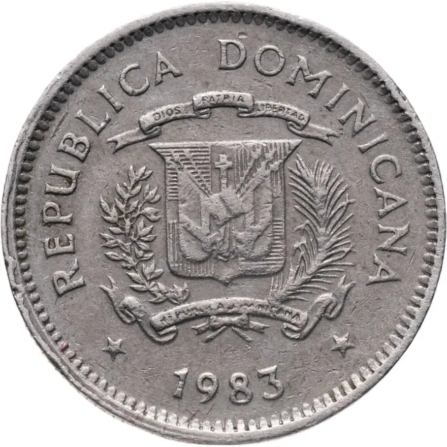 Доминикана 10 сентаво (centavos) 1983