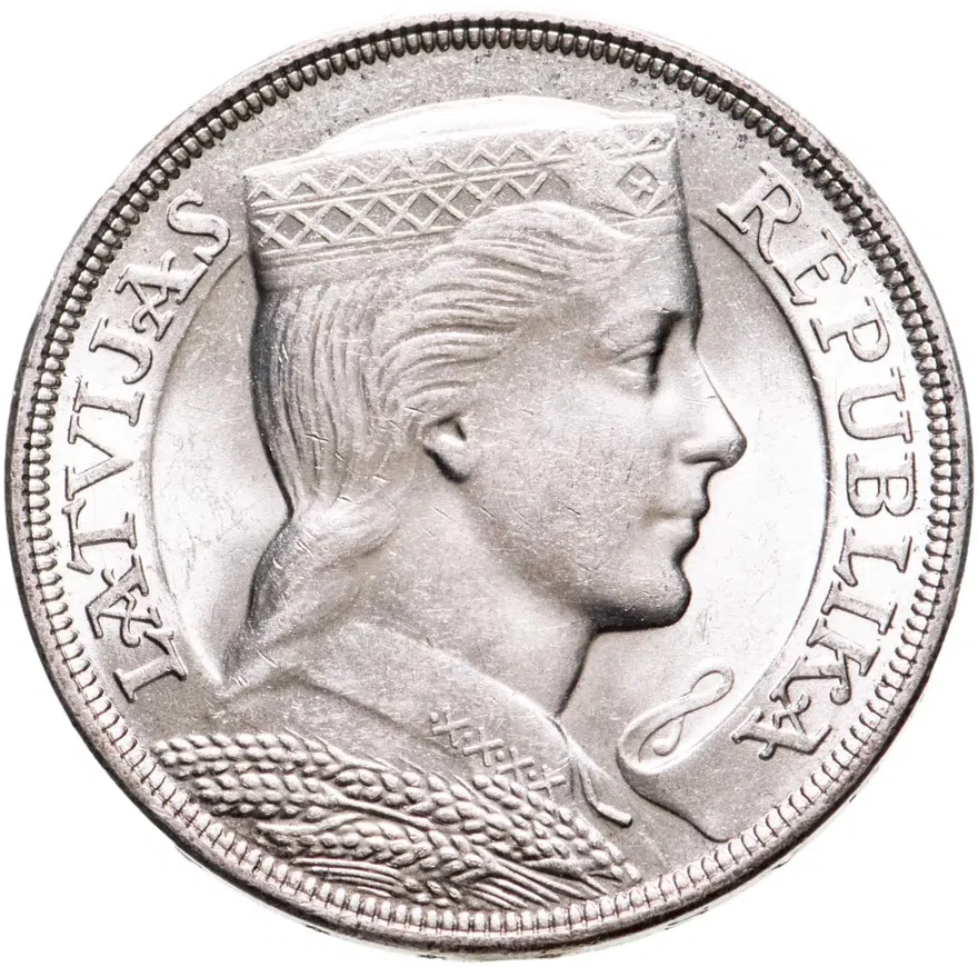 Латвия 5 латов (lati) 1929