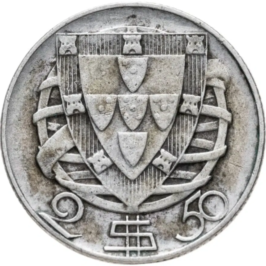 Португалия 2,5 эскудо (escudos) 1944