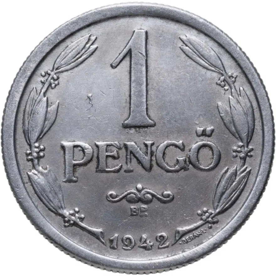 Венгрия 1 пенго (пенгё, pengo) 1942