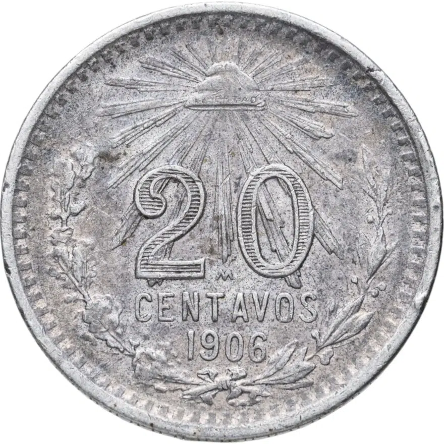 Мексика 20 сентаво (centavos) 1906