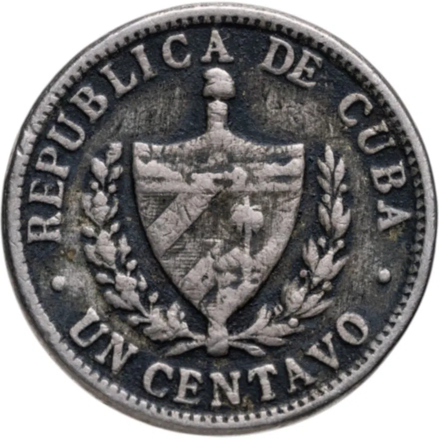 Куба 1 сентаво (centavo) 1946, аверс