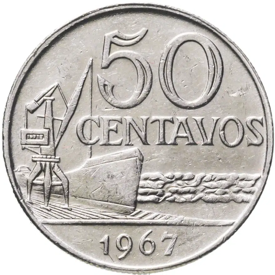 Бразилия 50 сентаво (centavos) 1967