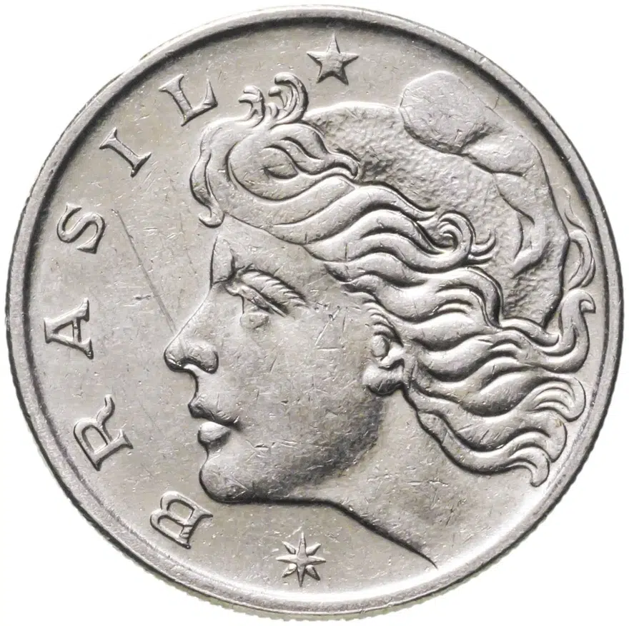 Бразилия 50 сентаво (centavos) 1967, реверс