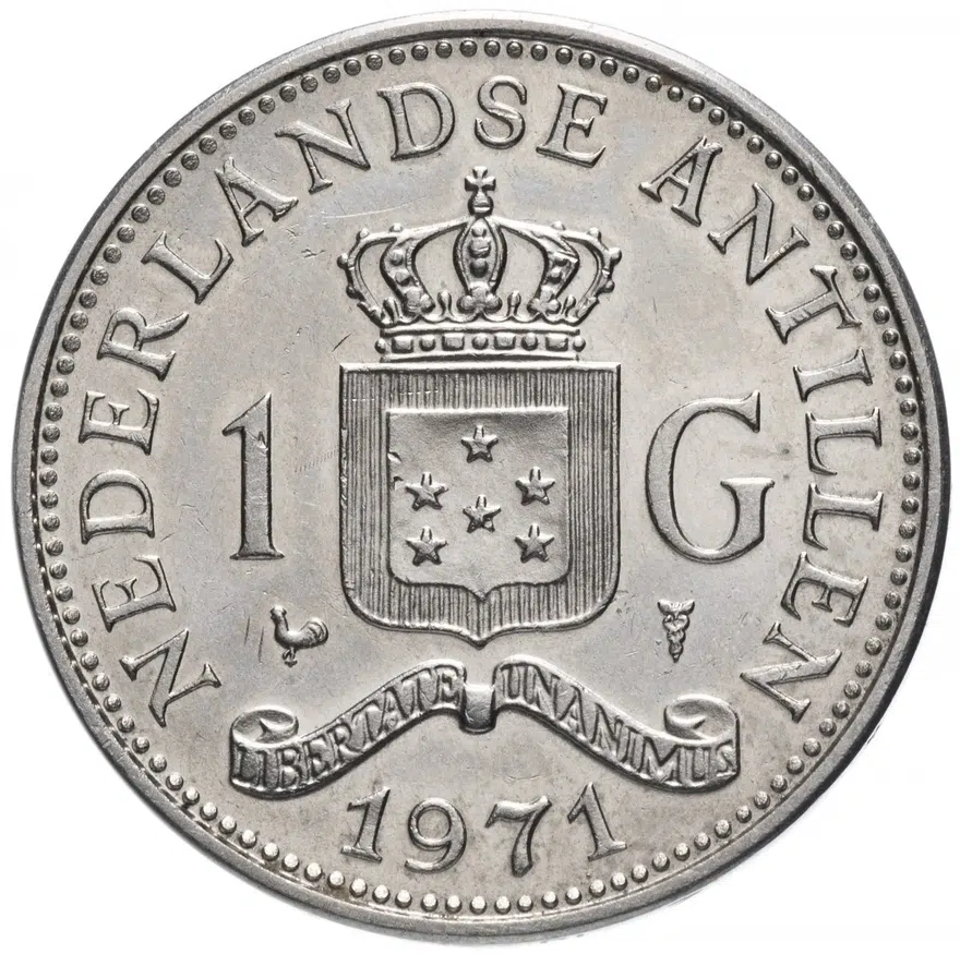 Нидерландские Антильские острова 1 гульден (gulden) 1971