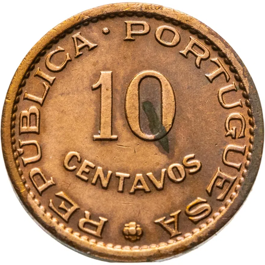 Сан-Томе и Принсипи 10 сентаво (centavos) 1962, реверс