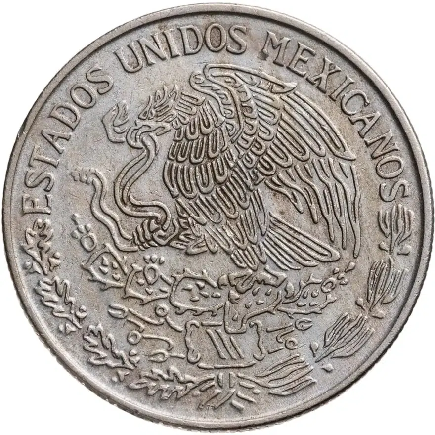 Мексика 1 песо (peso) 1979, реверс