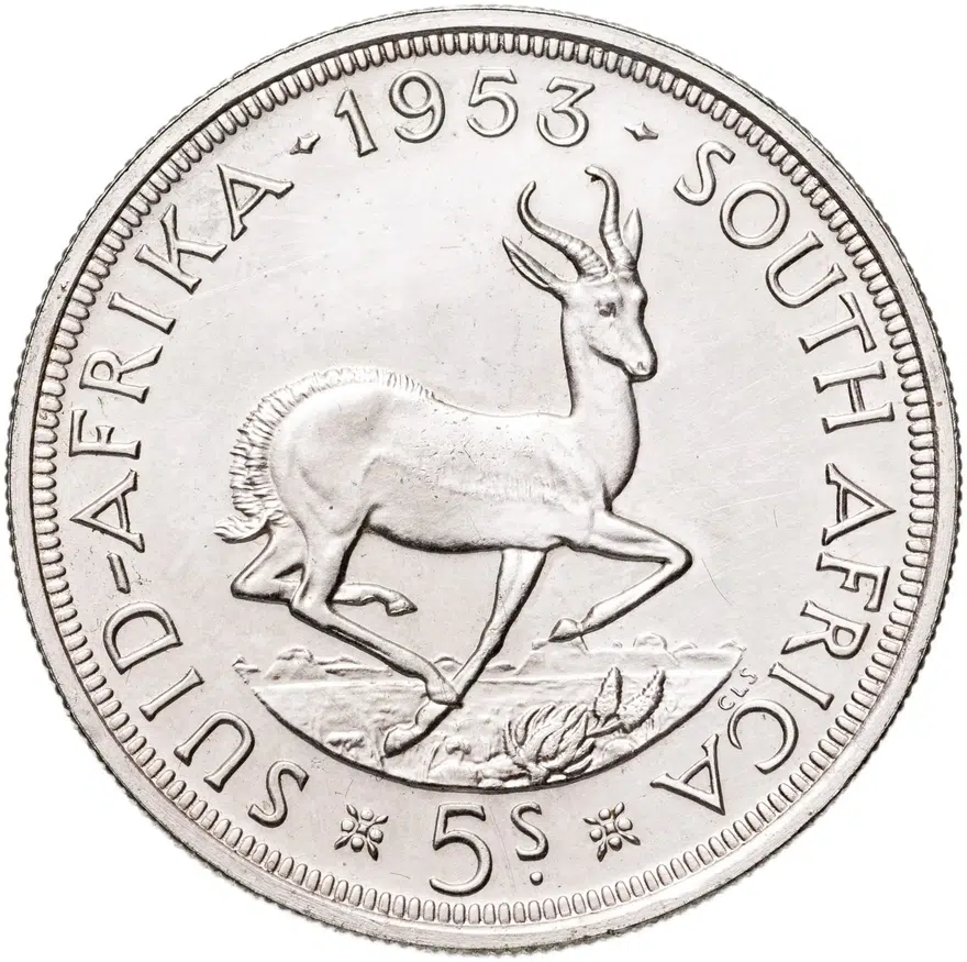 ЮАР 5 шиллингов (shillings) 1953