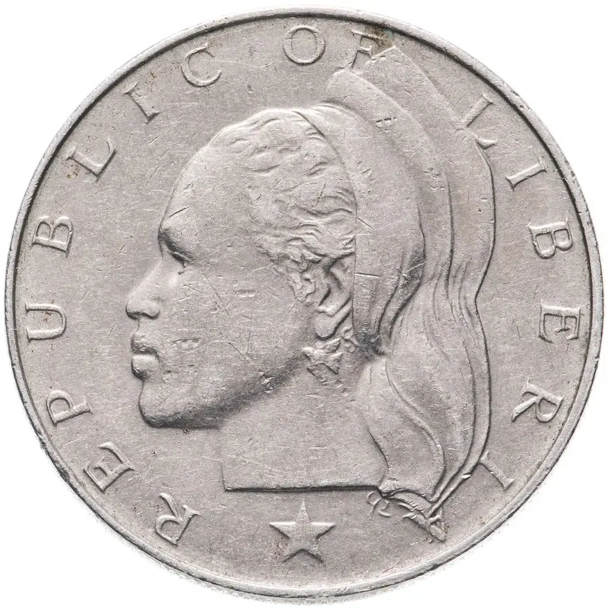 Либерия 1 доллар (dollar) 1966