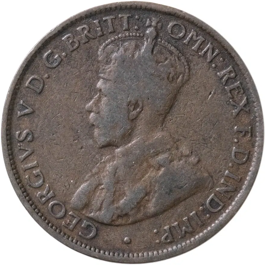 Австралия 1/2 пенни (penny) 1912