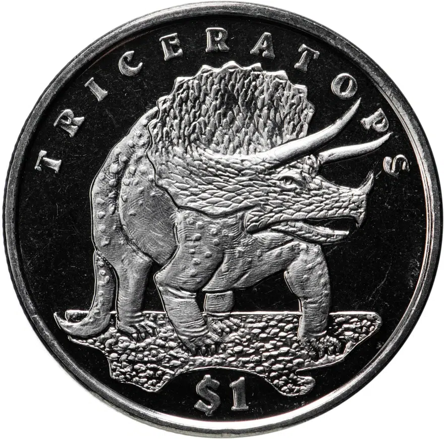 Сьерра-Леоне 1 доллар (dollar) 2006 "Динозавры - Трицератопс"